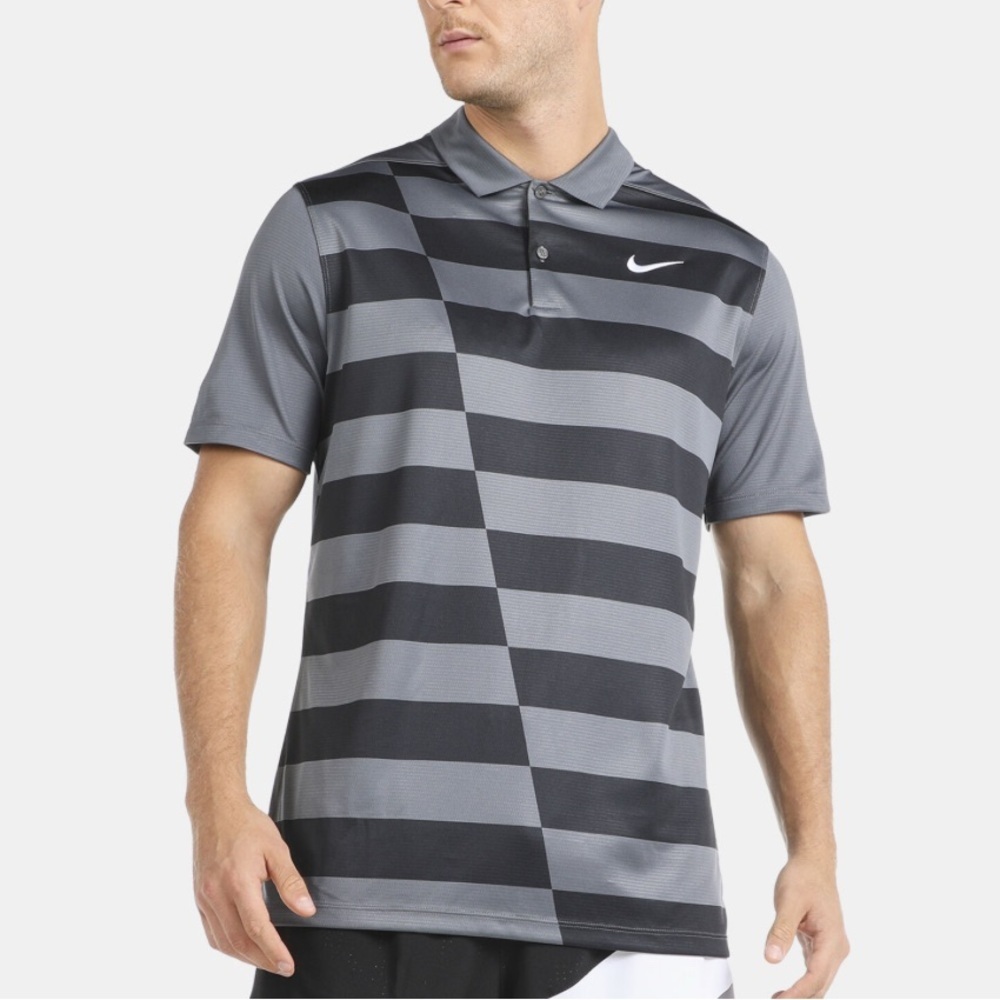 Nike Golf Dri-FIT Hacked Graphic Polo Shirt XXL Mens Performance Golf Athletic